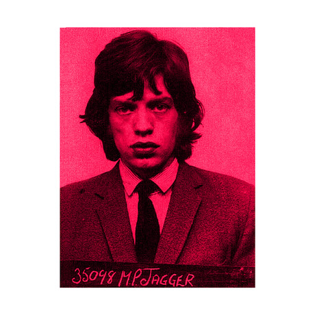 Mick 1964 // Red (Paper Print: 16"W x 22"H)