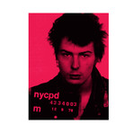 Sid Vicious 1978 // Red (Paper Print: 16"W x 22"H)