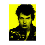 Sid Vicious 1978 // Yellow (Canvas: 30"W x 40"H)