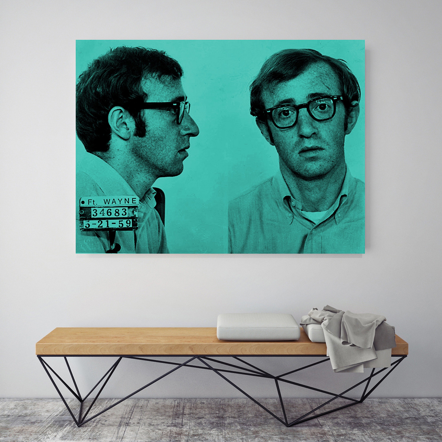 Woody 1959 // Green (Canvas 30