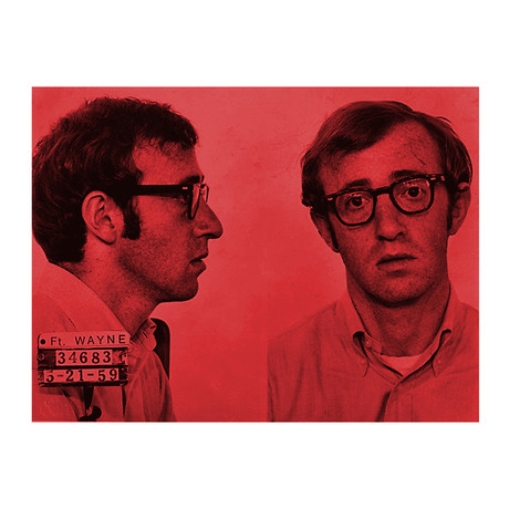 Woody 1959 // Red (Paper Print: 16"W x 22"H)