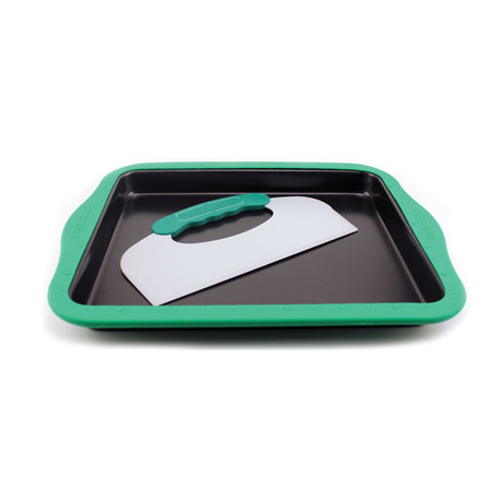 Perfect Slice Big Cookie Sheet + Silicone Sleeve + Tool