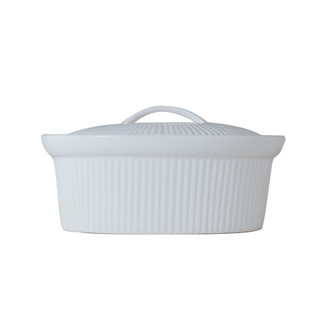 Bianco Oval Covered Casserole