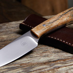 Giraffe Bone Fixed Blade (Thin Handle)