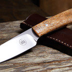 Giraffe Bone Fixed Blade (Thin Handle)