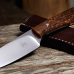 Kudu Bone Fixed Blade (Thin Handle)