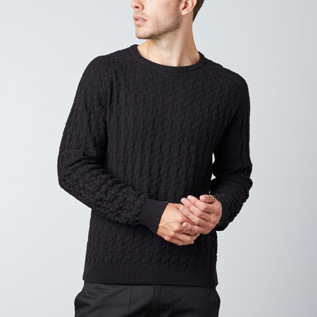 Relief Knit // Black (XS)