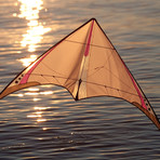 4D Low Wind Kite + 18’ Spectra Linset (Red)