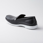 Elite Loafer // Black + White (US: 10.5)