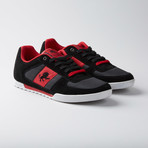 Core Low-Top Sneaker // Black + Red (US: 10.5)