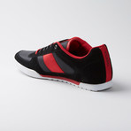 Core Low-Top Sneaker // Black + Red (US: 10.5)