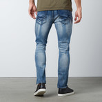 Tapered Leg Faded Jean // Light Blue (30WX30L)