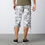 Cargo Capris // Grey Camo (30)