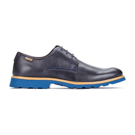 Glasgow Contrast Sole Lace-Up Derby // Navy (Euro: 39)