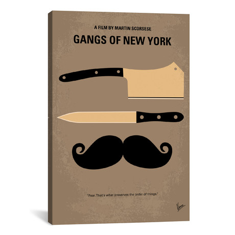 Gangs Of New York (26"W x 18"H x 0.75"D)