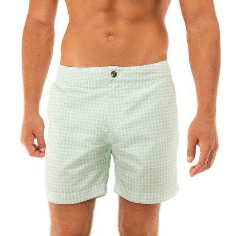 Beach To Brunch Swim Shorts // Mint (28)