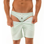 Beach To Brunch Swim Shorts // Mint (36)