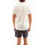 Linen Short Sleeve Shirt // White (S)