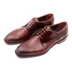 Leather Woven Derby // Brown (Euro: 45)