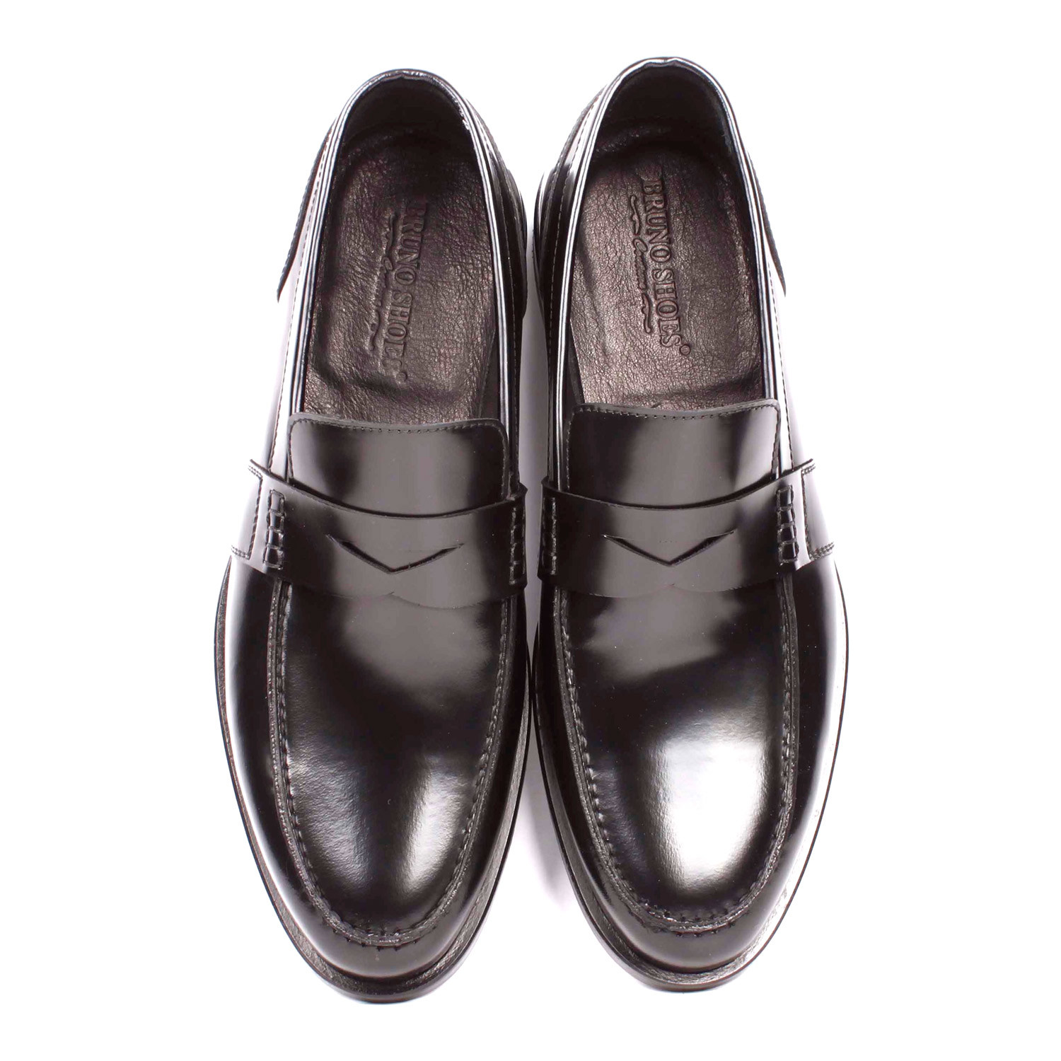 Patent Leather Penny Loafer // Black (Euro: 39) - Bruno - Touch of Modern