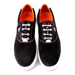 Suede Lace-Up Sneaker // Navy Blue (Euro: 41)