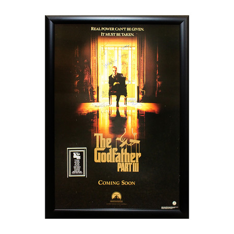 The Godfather Part III // Signed Movie Poster