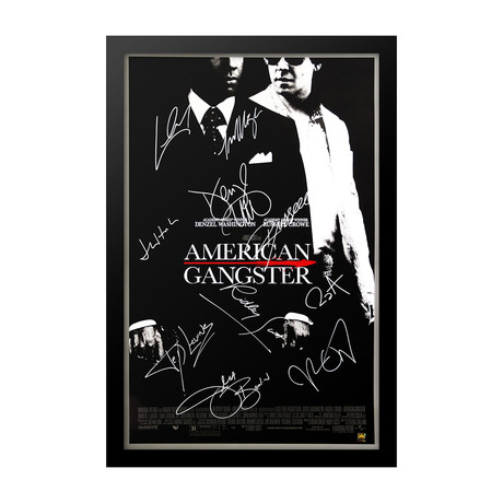 Signed Movie Poster // American Gangster