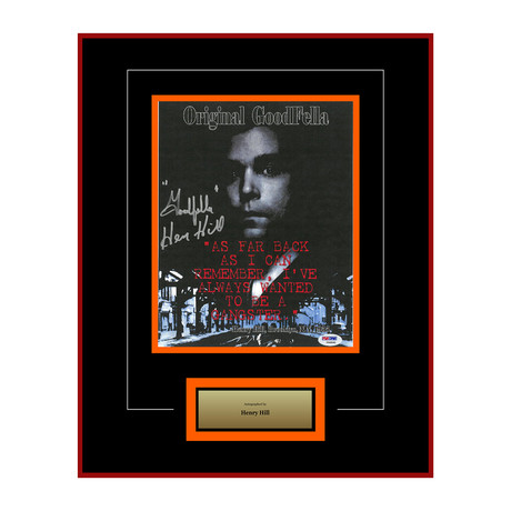 Goodfellas Signed Photograph // Original Goodfella