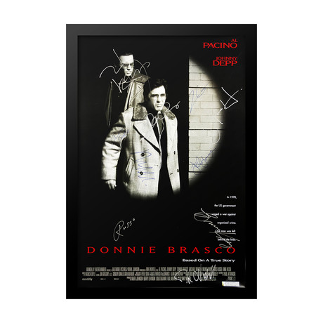 Donnie Brasco Signed Movie Poster