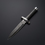 Damascus Micarta Tactical Combat Fighting Dagger