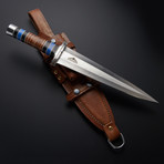 D2 Micarta Blue Lapis Roman Dagger