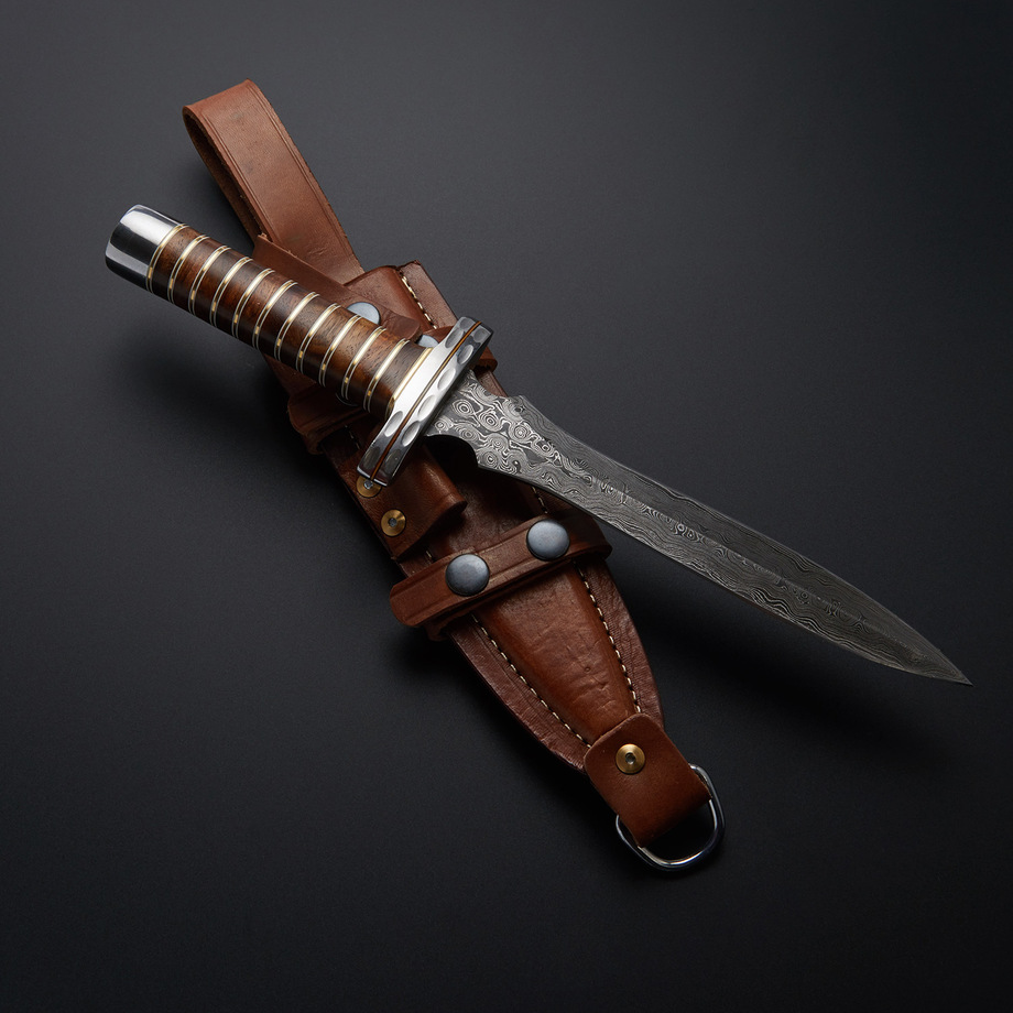 Gunslinger Knives Damascus & D2 Push Daggers Touch of Modern