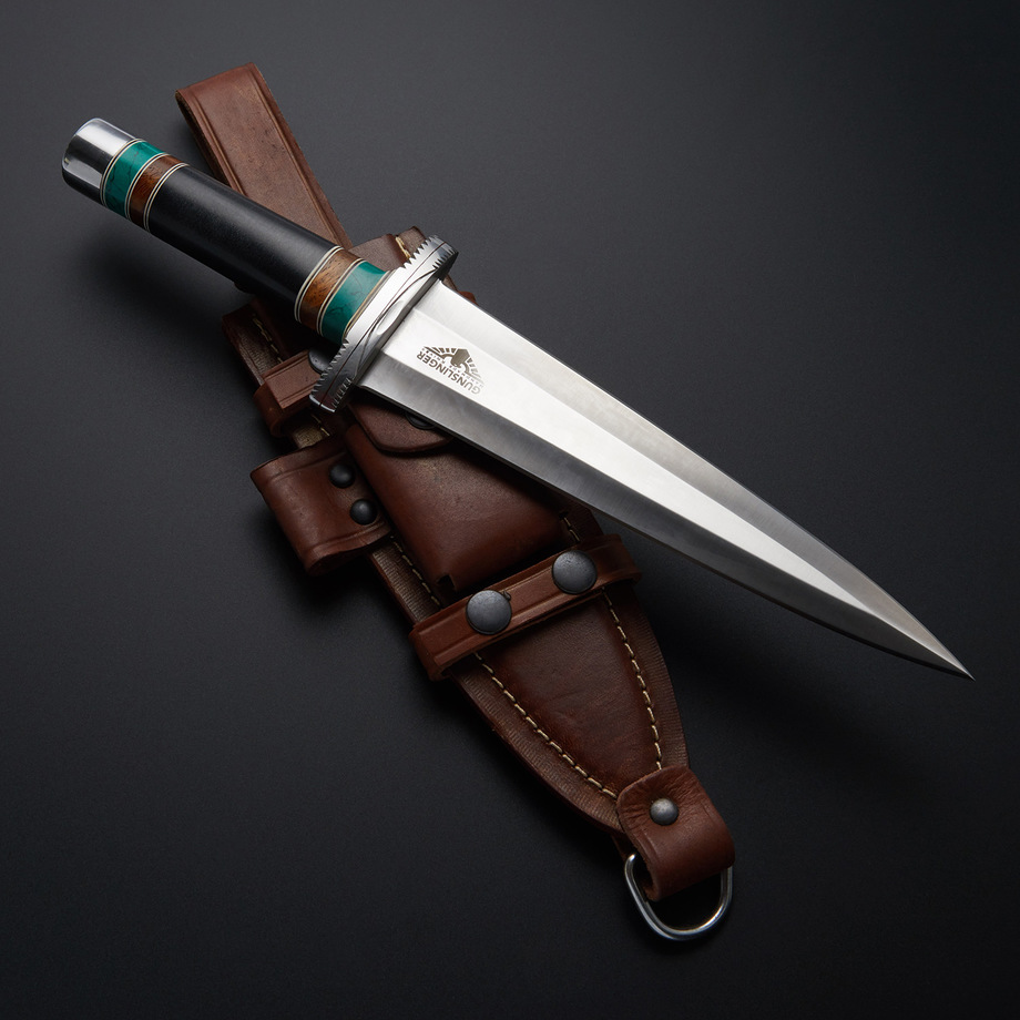 Gunslinger Knives Damascus And D2 Push Daggers Touch Of Modern