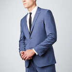 6 Drop Slim Fit Suit // Light Blue (Euro: 46)