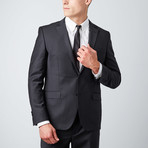 6 Drop Slim Fit Suit // Black (Euro: 44)