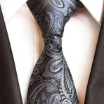 Tavion Silk Tie // Charcoal