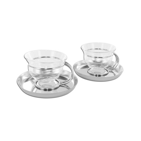 Filio Teacups + Saucer // Set of 2