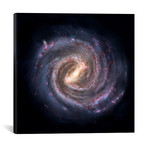 Milky Way Galaxy Concept // Unknown Artist (18"W x 18"H x 0.75"D)