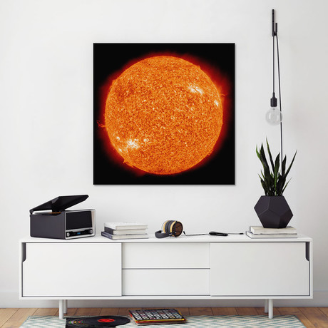 The Sun // Solar Dynamics Observatory // Unknown Artist (18"W x 18"H x 0.75"D)