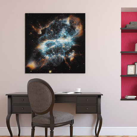 A Planetary Nebula Ornament // NGC 5189 (18"W x 18"H x 0.75"D)