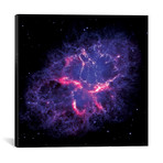 Composite View Of The Crab Nebula (18"W x 18"H x 0.75"D)