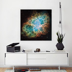 Extreme Detail, Crab Nebula, Messier 1 // NASA (18"W x 18"H x 0.75"D)