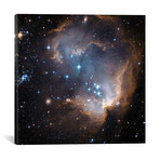 Newly Formed Stars, N90, NGC 602 // NASA (18"W x 18"H x 0.75"D)