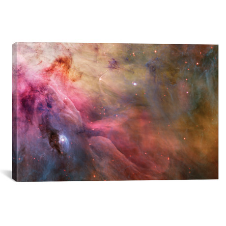 LL Orionis Interacting With the Orion Nebula Flow // NASA (26"W x 18"H x 0.75"D)