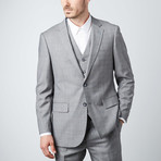 Paolo Lercara // Prince of Wales 3-Piece Suit // Grey (US: 38S)