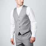 Paolo Lercara // Prince of Wales 3-Piece Suit // Grey (US: 42L)