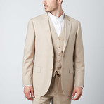Paolo Lercara // Classic 3-Piece Suit // Beige (US: 38S)