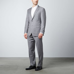 Paolo Lercara // Windowpane Suit // Grey (US: 40R)