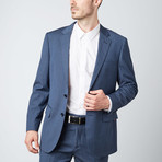 Paolo Lercara // Modern Fit Suit // Navy Tonal Stripe (US: 40S)