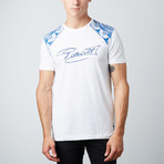 Short-Sleeve T-Shirt // White + Navy (Euro: 52)